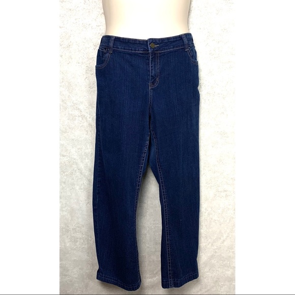 Industrial Cotton Straight Leg Jeans - Picture 2 of 7